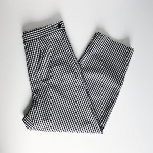 Gingham Trouser Pants